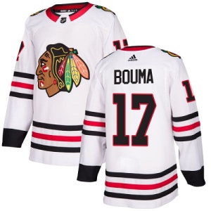 Youth Lance Bouma Chicago Blackhawks Authentic Away Jersey - White