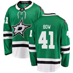 Youth Landon Bow Dallas Stars Breakaway Home Jersey - Green