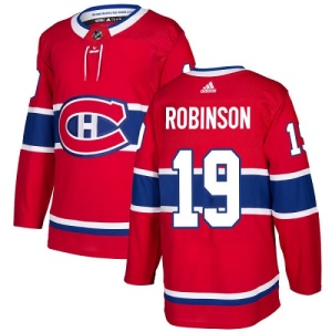 Youth Larry Robinson Montreal Canadiens Authentic Home Jersey - Red