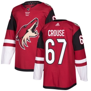 Youth Lawson Crouse Arizona Coyotes Authentic Burgundy Home Jersey - Red