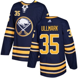 Youth Linus Ullmark Buffalo Sabres Authentic Home Jersey - Navy Blue