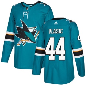 Youth Marc-Edouard Vlasic San Jose Sharks Authentic Teal Home Jersey - Green