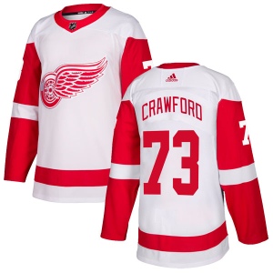 Youth Marcus Crawford Detroit Red Wings Authentic Jersey - White