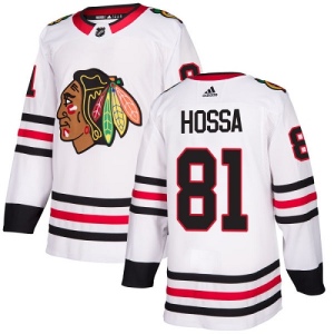 Youth Marian Hossa Chicago Blackhawks Authentic Away Jersey - White