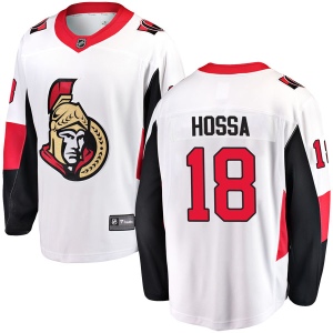 Youth Marian Hossa Ottawa Senators Breakaway Away Jersey - White