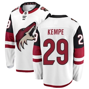 Youth Mario Kempe Arizona Coyotes Authentic Away Jersey - White