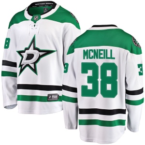 Youth Mark McNeill Dallas Stars Breakaway Away Jersey - White