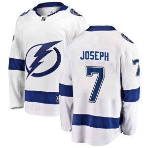 Youth Mathieu Joseph Tampa Bay Lightning Breakaway Away Jersey - White