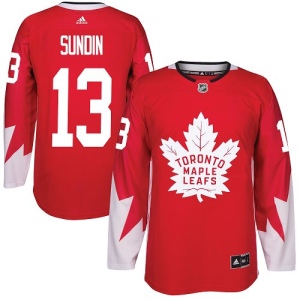 Youth Mats Sundin Toronto Maple Leafs Authentic Alternate Jersey - Red