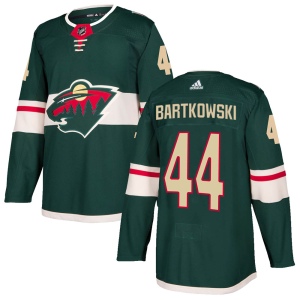 Youth Matt Bartkowski Minnesota Wild Authentic Home Jersey - Green