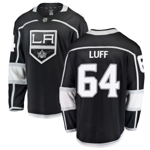 Youth Matt Luff Los Angeles Kings Breakaway Home Jersey - Black