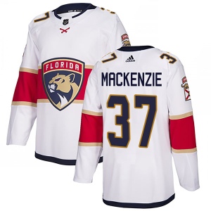 Youth Matt MacKenzie Florida Panthers Authentic Away Jersey - White