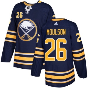 Youth Matt Moulson Buffalo Sabres Authentic Home Jersey - Navy Blue