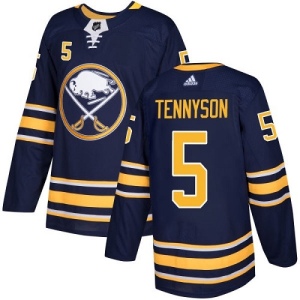 Youth Matt Tennyson Buffalo Sabres Authentic Home Jersey - Navy Blue