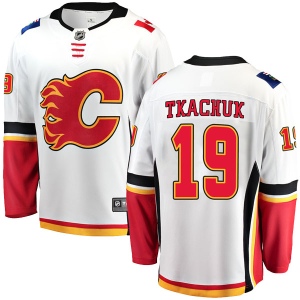 Youth Matthew Tkachuk Calgary Flames Breakaway Away Jersey - White