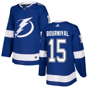 Youth Michael Bournival Tampa Bay Lightning Authentic Home Jersey - Blue