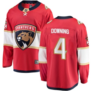 Youth Michael Downing Florida Panthers Breakaway Home Jersey - Red