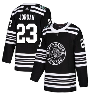 Youth Michael Jordan Chicago Blackhawks Authentic 2019 Winter Classic Jersey - Black