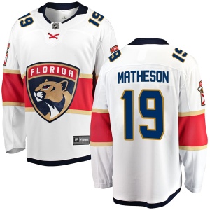 Youth Michael Matheson Florida Panthers Breakaway Away Jersey - White