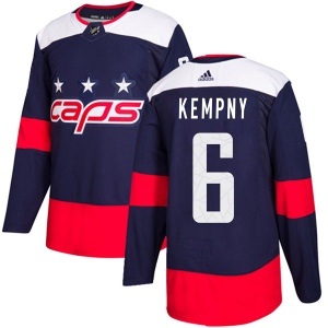 Youth Michal Kempny Washington Capitals Authentic 2018 Stadium Series Jersey - Navy Blue