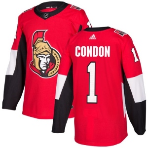 Youth Mike Condon Ottawa Senators Authentic Home Jersey - Red