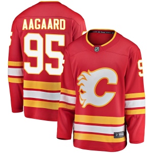 Youth Mikkel Aagaard Calgary Flames Breakaway Alternate Jersey - Red