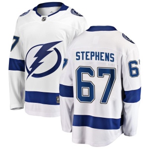 Youth Mitchell Stephens Tampa Bay Lightning Breakaway Away Jersey - White