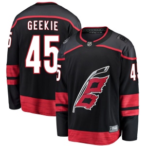 Youth Morgan Geekie Carolina Hurricanes Breakaway Alternate Jersey - Black