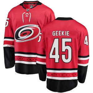 Youth Morgan Geekie Carolina Hurricanes Breakaway Home Jersey - Red