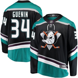 Youth Nate Guenin Anaheim Ducks Breakaway Alternate Jersey - Black