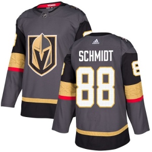 Youth Nate Schmidt Vegas Golden Knights Authentic Gray Home Jersey - Gold