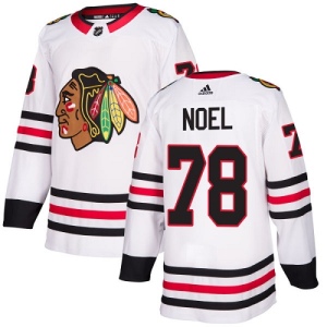 Youth Nathan Noel Chicago Blackhawks Authentic Away Jersey - White