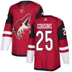 Youth Nick Cousins Arizona Coyotes Authentic Burgundy Home Jersey - Red