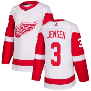 Youth Nick Jensen Detroit Red Wings Authentic Away Jersey - White