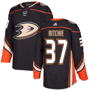 Youth Nick Ritchie Anaheim Ducks Authentic Home Jersey - Black