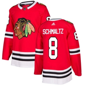 Youth Nick Schmaltz Chicago Blackhawks Authentic Home Jersey - Red