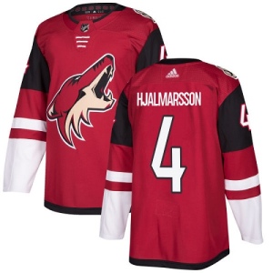 Youth Niklas Hjalmarsson Arizona Coyotes Authentic Burgundy Home Jersey - Red