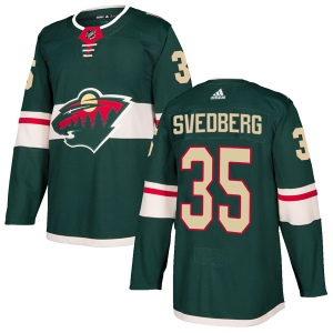 Youth Niklas Svedberg Minnesota Wild Authentic Home Jersey - Green