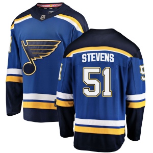 Youth Nolan Stevens St. Louis Blues Breakaway Home Jersey - Blue