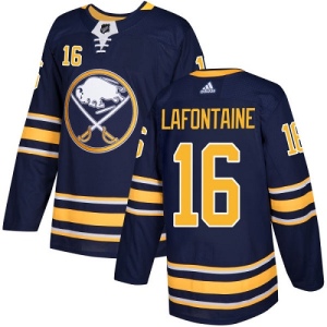 Youth Pat Lafontaine Buffalo Sabres Authentic Home Jersey - Navy Blue