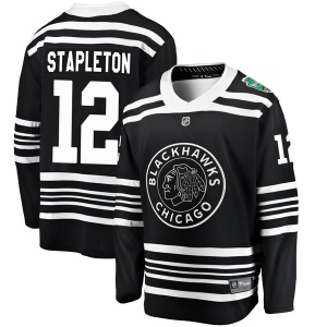 Youth Pat Stapleton Chicago Blackhawks 2019 Winter Classic Breakaway Jersey - Black