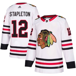 Youth Pat Stapleton Chicago Blackhawks Authentic Away Jersey - White