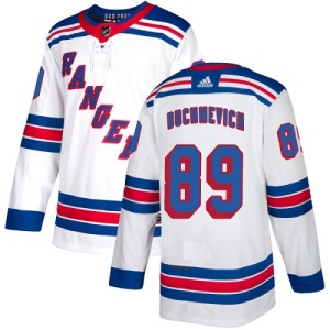 Youth Pavel Buchnevich New York Rangers Authentic Away Jersey - White