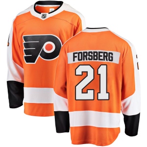 Youth Peter Forsberg Philadelphia Flyers Breakaway Home Jersey - Orange