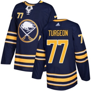 Youth Pierre Turgeon Buffalo Sabres Authentic Home Jersey - Navy Blue