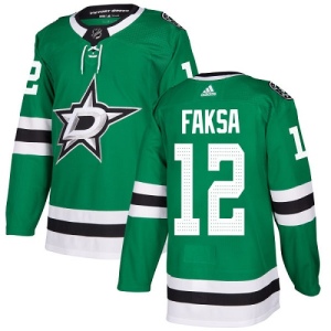 Youth Radek Faksa Dallas Stars Authentic Home Jersey - Green