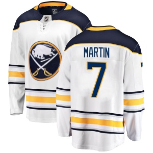 Youth Rick Martin Buffalo Sabres Breakaway Away Jersey - White