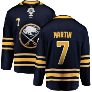 Youth Rick Martin Buffalo Sabres Home Breakaway Jersey - Blue