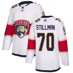 Youth Riley Stillman Florida Panthers Authentic Away Jersey - White