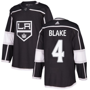 Youth Rob Blake Los Angeles Kings Authentic Home Jersey - Black